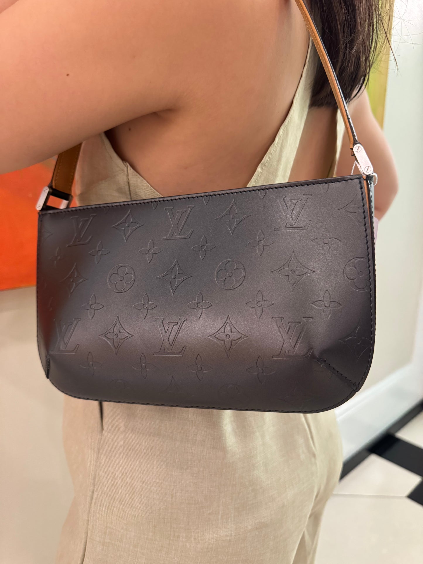 Louis Vuitton Monogram Mat Fowler Shoulder Bag (2002)